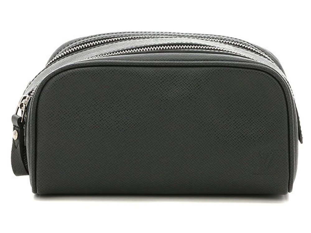 LOUIS VUITTON Shoulder Bag Trousse Ivan Taiga Leather
